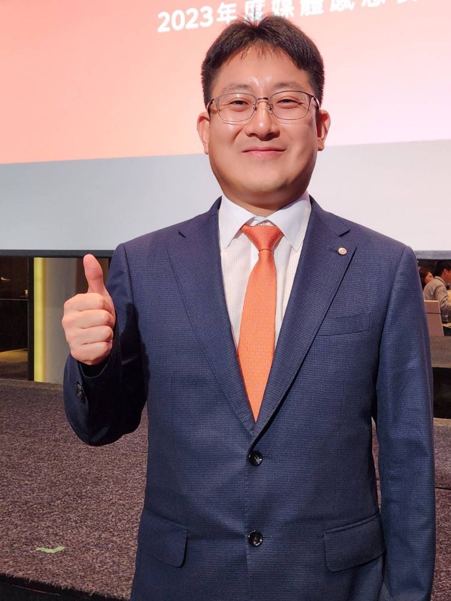 台湾乐金董事长郑渊宽。王君毅摄