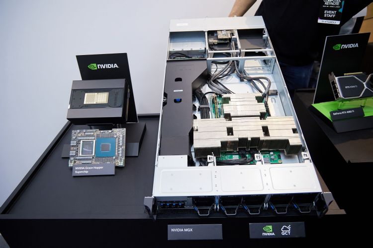 传NVIDIA下一代B100将采台积电3纳米家族，且提前至2024年第4季现身。李建梁摄（数据照）