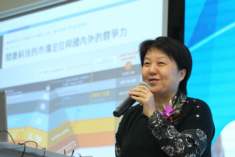半导体检测大厂闳康科技董事长谢咏芬。符世旻摄（数据照）