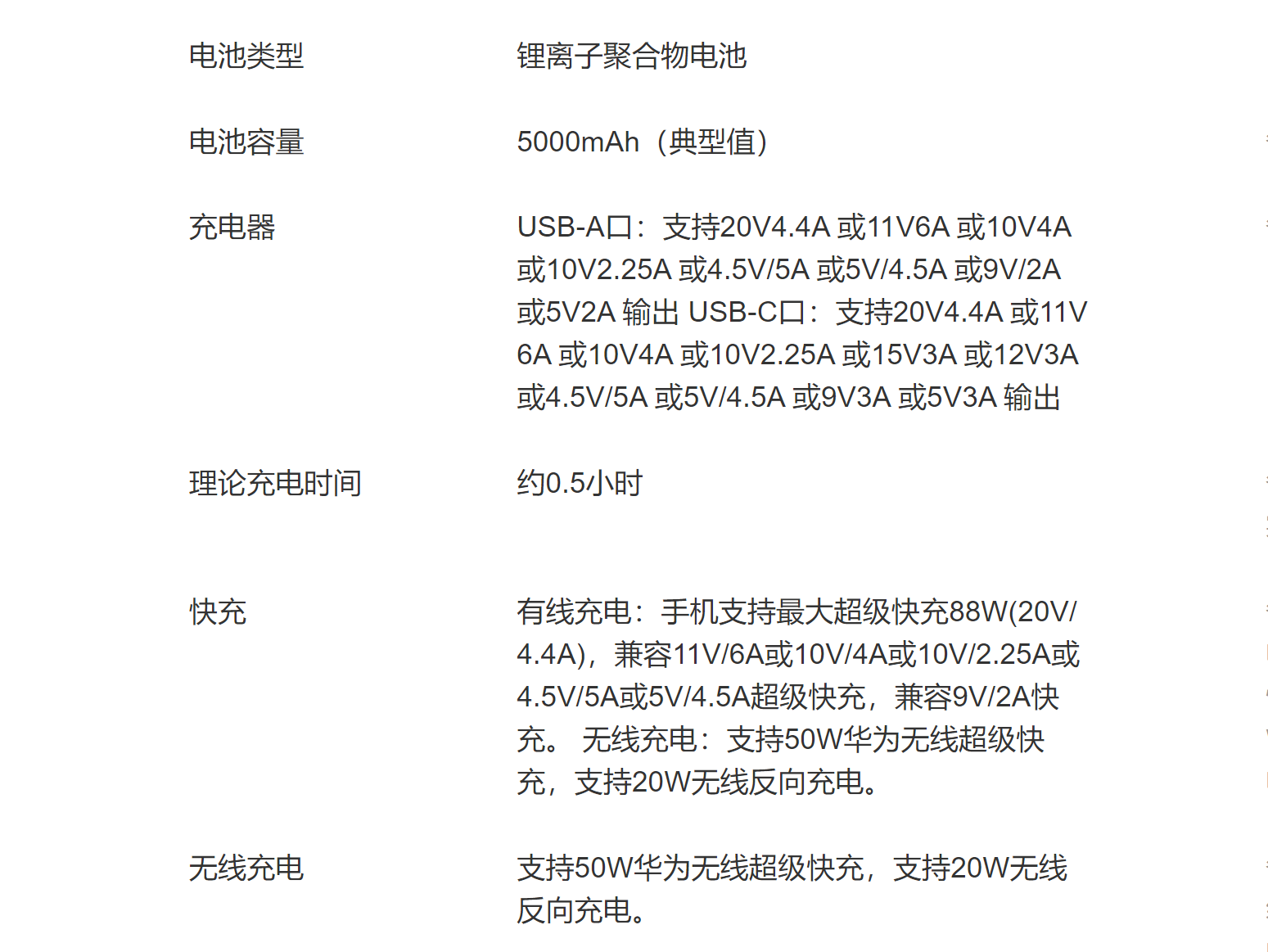 十分钟快速了解5款华为88W快充机型的汇总信息-充电头网