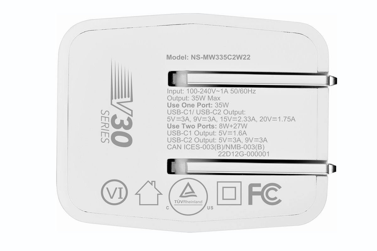 BESTBUY百思买自有品牌推出35W双USB-C充电器-充电头网