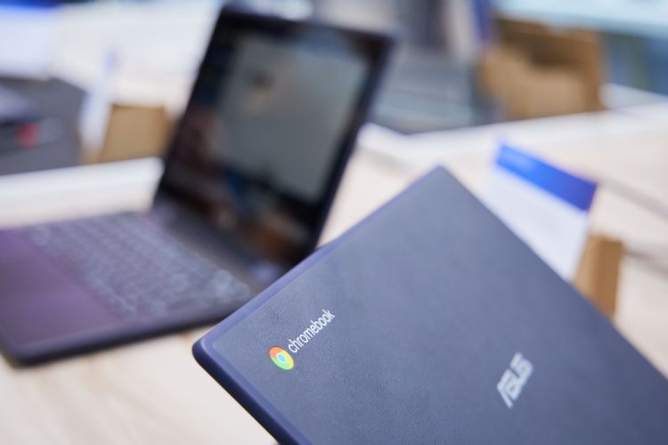 Chromebook软件更新年限延长,有助减少电子垃圾。李建梁摄(数据照) Chromebook软件更新年限延长,有助减少电子垃圾。李建梁摄(数据照)