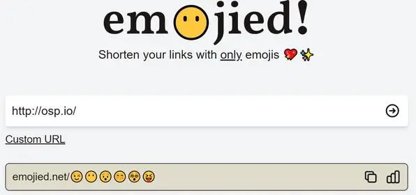 网址转换为 Emoji 表情符号-emojied