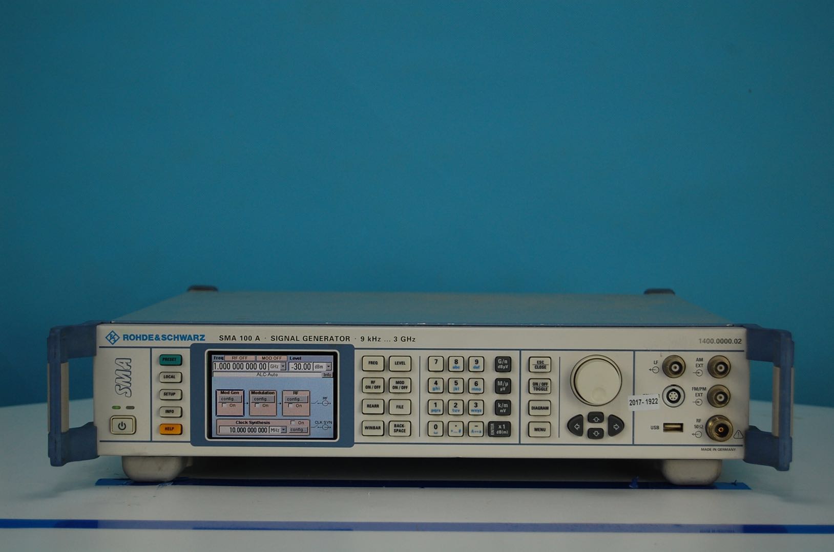 罗德与施瓦茨SMA100A模拟信号发生器9kHz - 6GHz