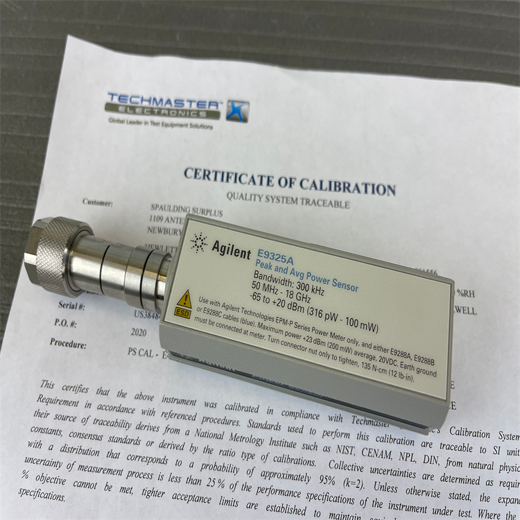 参数说明安捷伦E9325A射频传感器