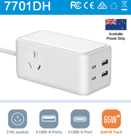 佳旅推出多口USB-C快充插线板-充电头网
