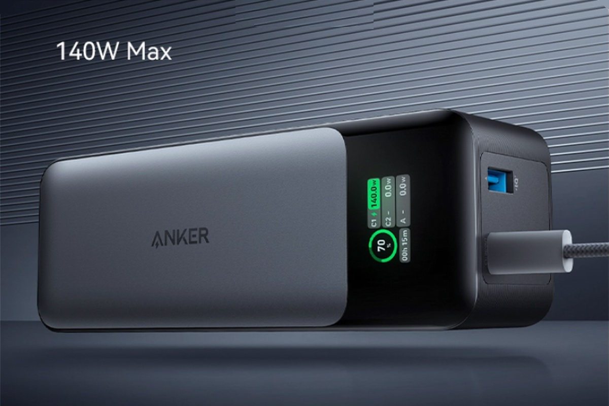移动电源领域迎来PD3.1新标准，Anker发布140W数显移动电源-充电头网