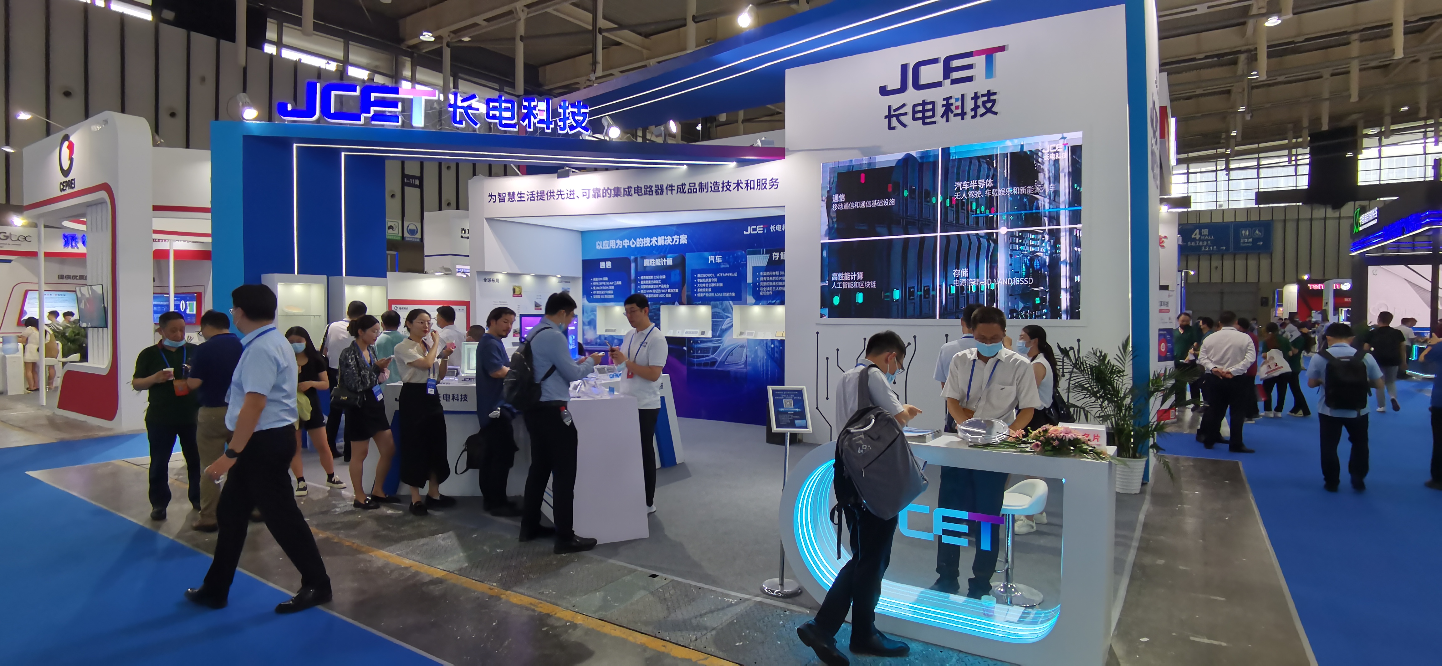从长电科技WSCE 2022展台，看先进封装“锋芒毕露”