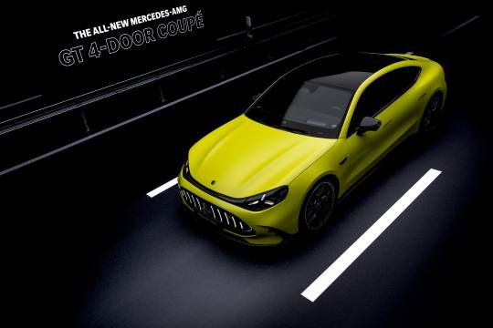 奔驰推出全新电动跑车GT 4-Door Coupé