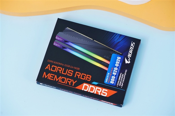 一对2999元!技嘉AORUS RGB DDR5-6000内存套装图赏