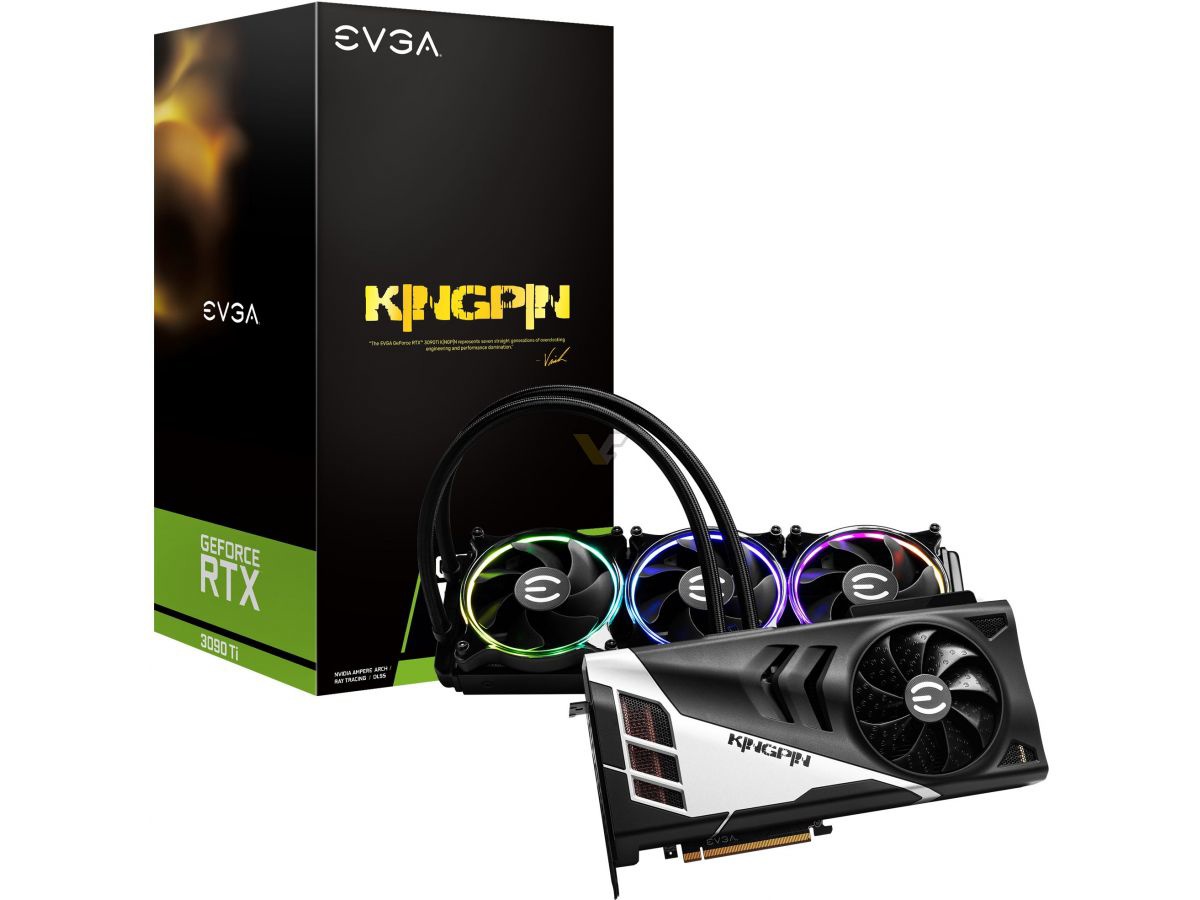 EVGA 为卡皇 RTX 3090 Ti 推出五 8pin 转双 16pin 供电连接器