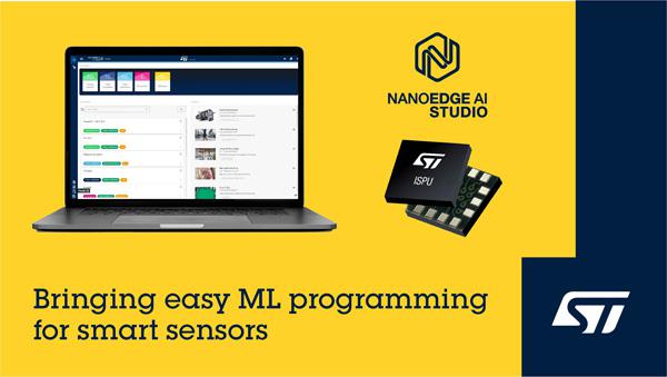 意法半导体NanoEdge AI Studio更新，支持智能传感器上的设备端学习和诊断