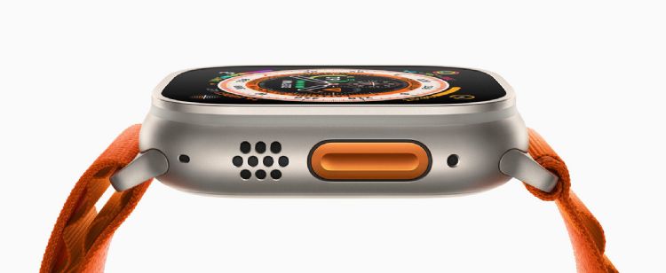 2022年推出的Apple Watch Ultra率先采用动作按钮设计。苹果