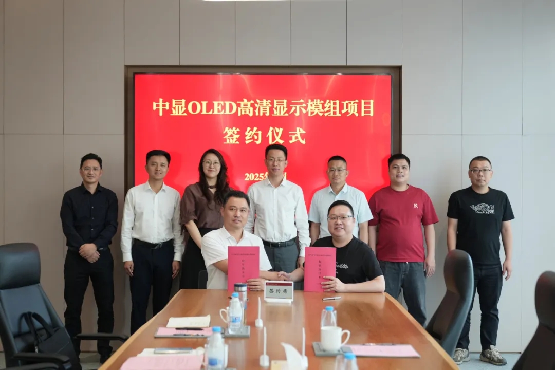 中显OLED高清显示模组项目落户嘉兴，年产400万片