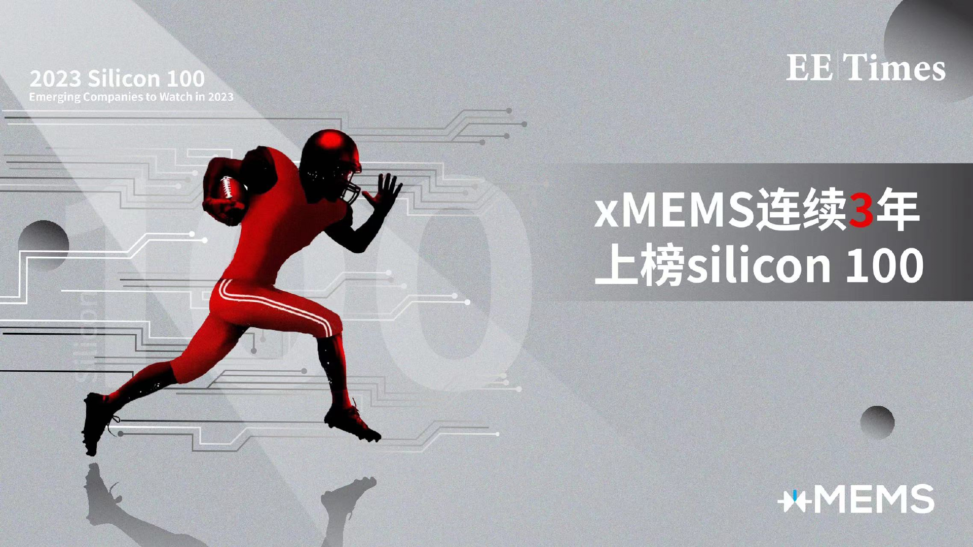 半导体初创公司实力认证,xMEMS连续3年上榜Silicon 100-我爱音频网