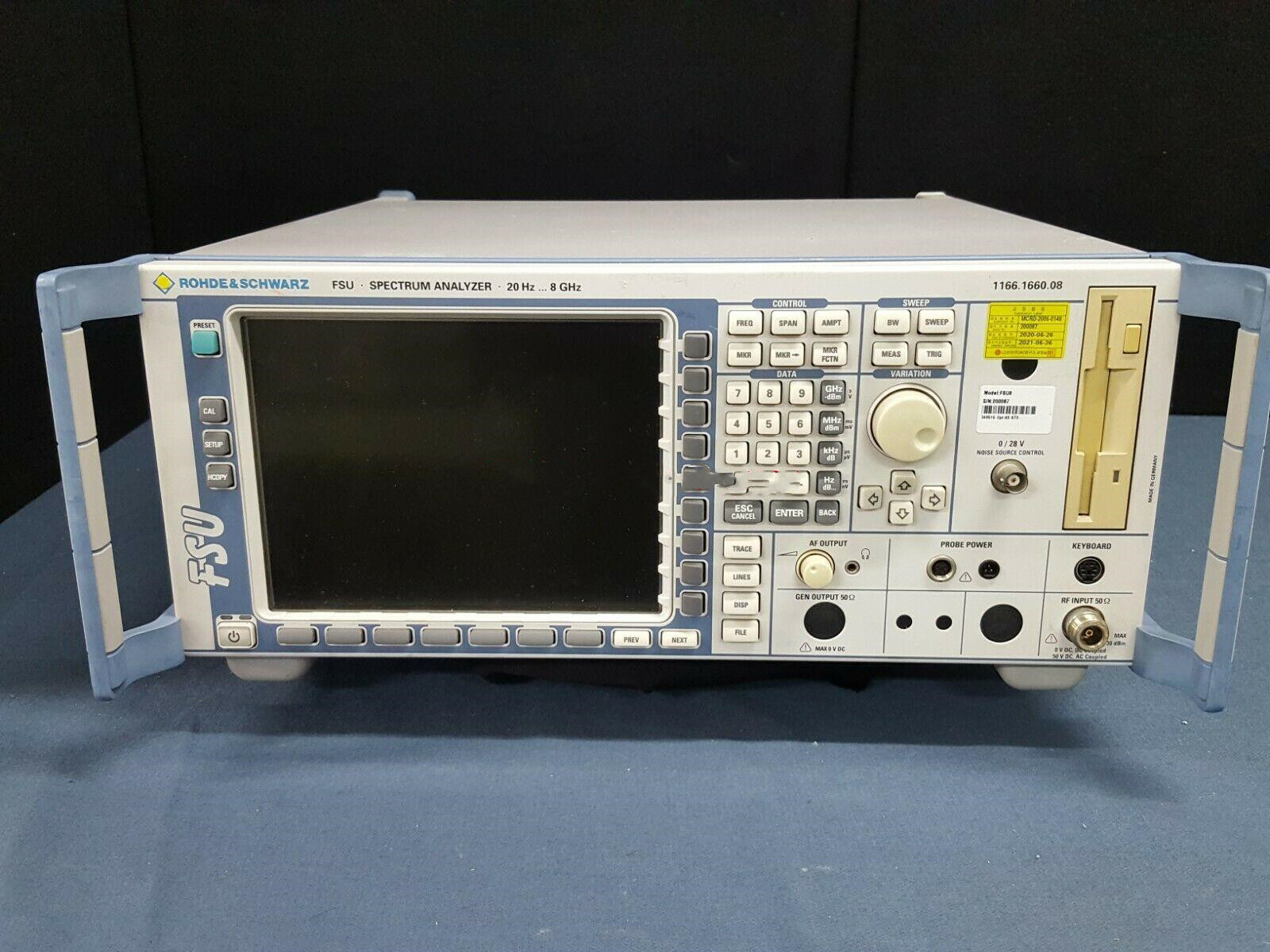 FSU8/罗德与施瓦茨 Rohde & Schwarz FSU8频谱分析仪