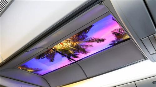 波音助力，LG Display展示飞机智能客舱OLED面板