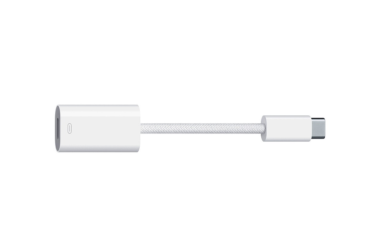 苹果推出Lightning转USB-C转接器,iPhone15可继续用Lightning数据线-充电头网