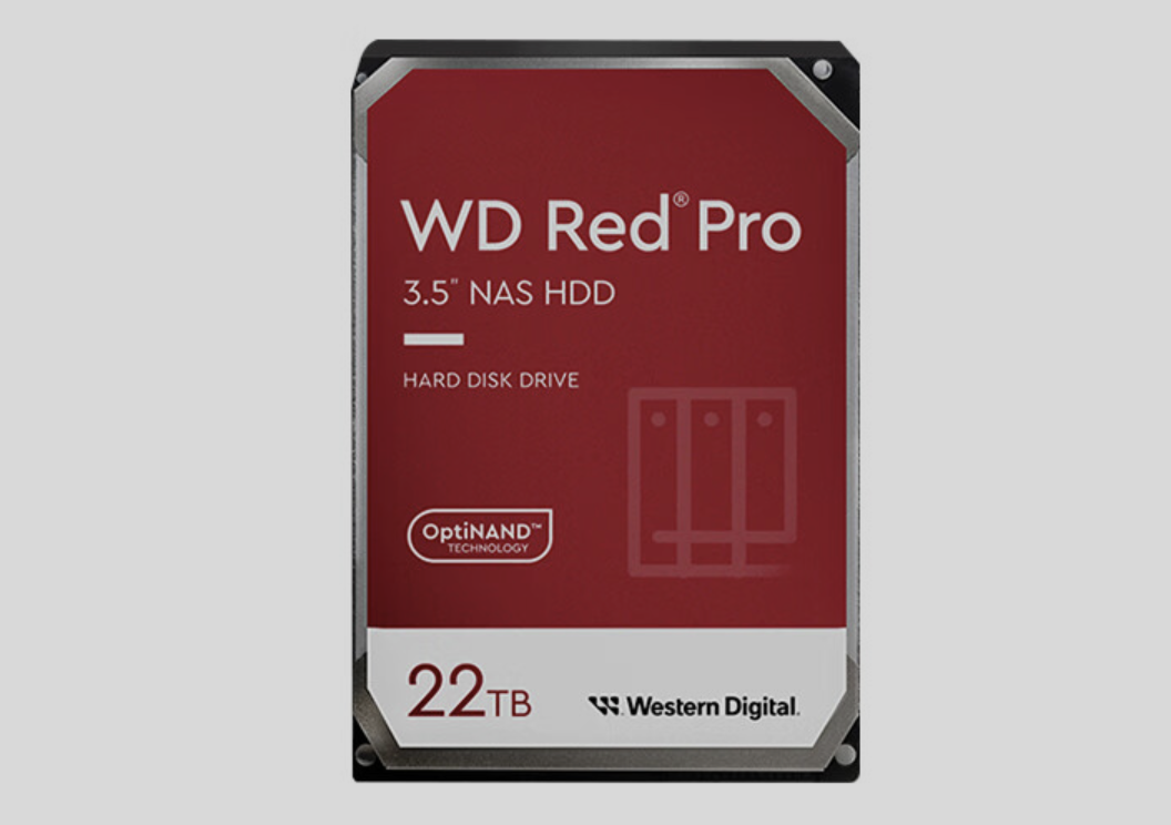 售价 6899 元，西部数据最新 22 TB 红盘 Pro 机械硬盘上市