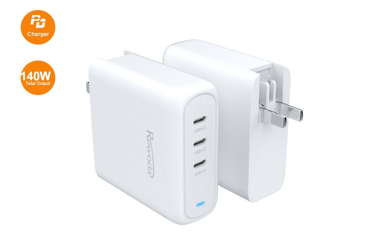 瑞嘉达推出140W PD3.1多口充电器，3xUSB-C配置