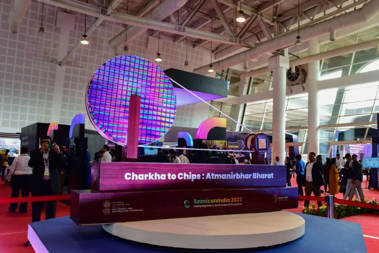 Semicon India 2023于7月28~30日古吉拉特邦登场。法新社