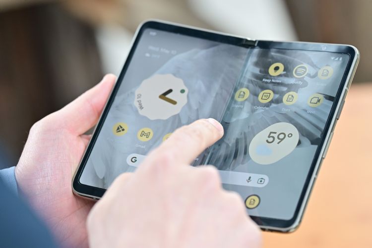 Google在I/O大会发表手机新品，折叠手机Pixel Fold最受瞩目。法新社