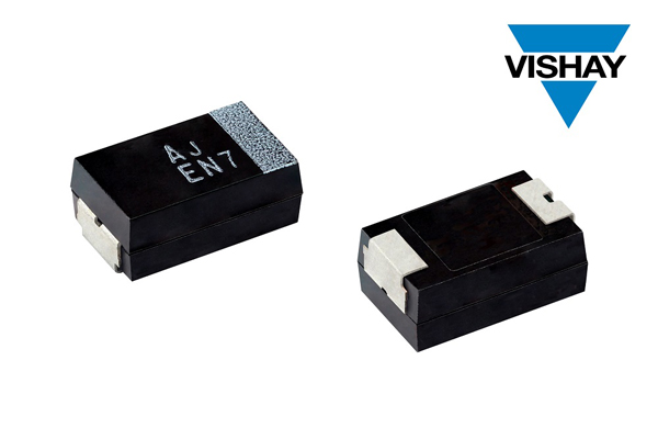 Vishay推出具有低ESR的高体积效率汽车级vPolyTan?聚合物钽片式电容器