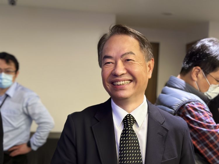 金宝电子总经理陈威昌。杜念鲁摄