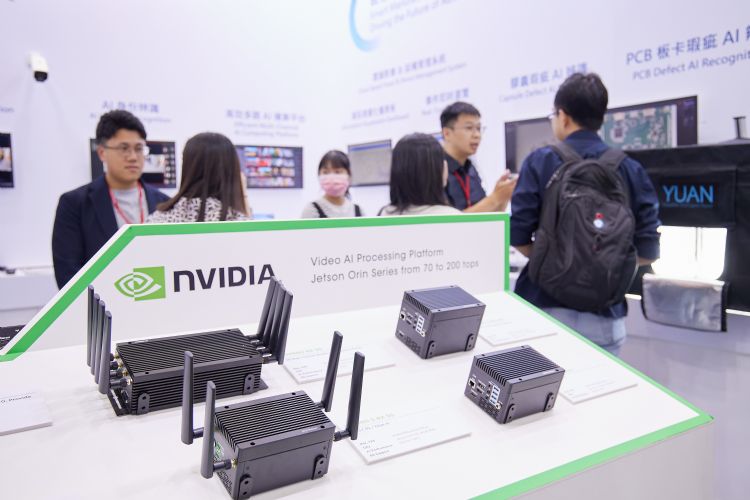 NVIDIA下一步将是抢攻企业AI市场，台厂诸如华硕、广达将助阵。李建梁摄（数据照）