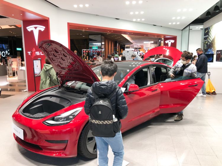 近期Tesla美、中市场压力齐升。符世旻摄（数据照）