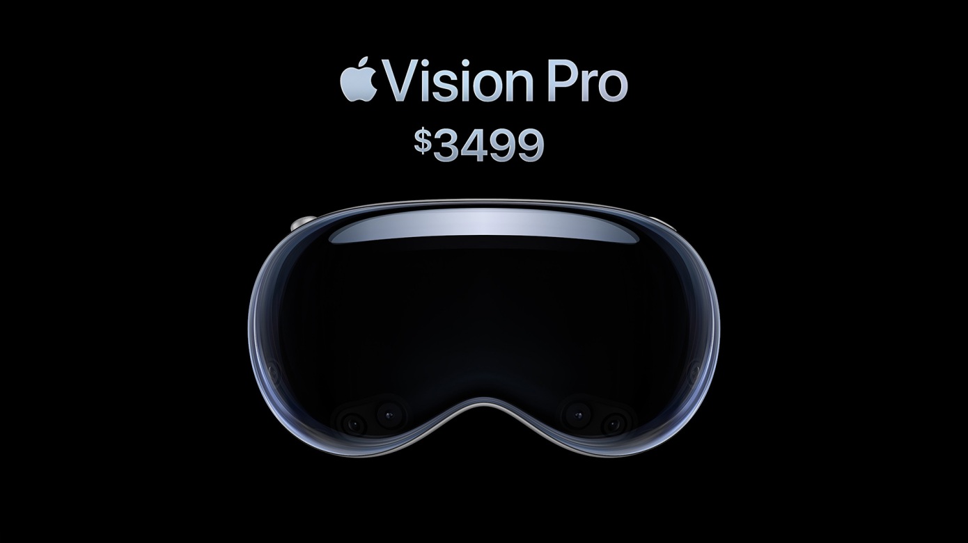 苹果Vision Pro头显售价3499美元 2024年初上市
