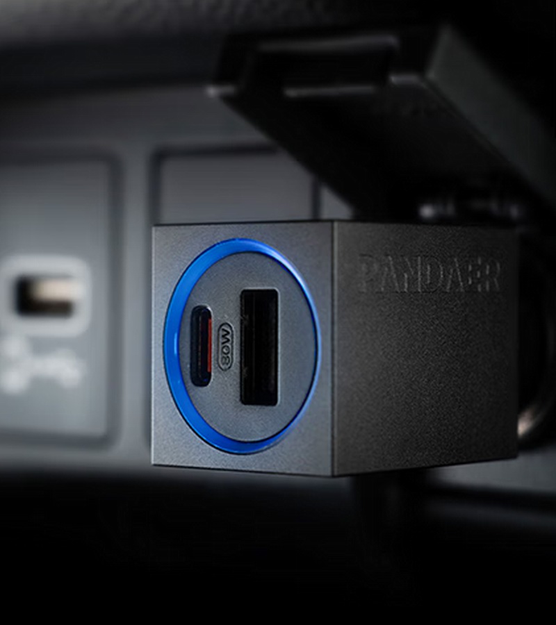 支持80W Super mCharge快充，魅族推出PANDAER 80W双口车载潮充-充电头网