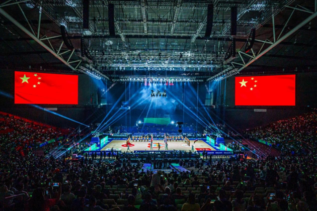 600平米大屏打造FIBA世界杯场馆标杆！LED官方供应商洲明为赛事助威！