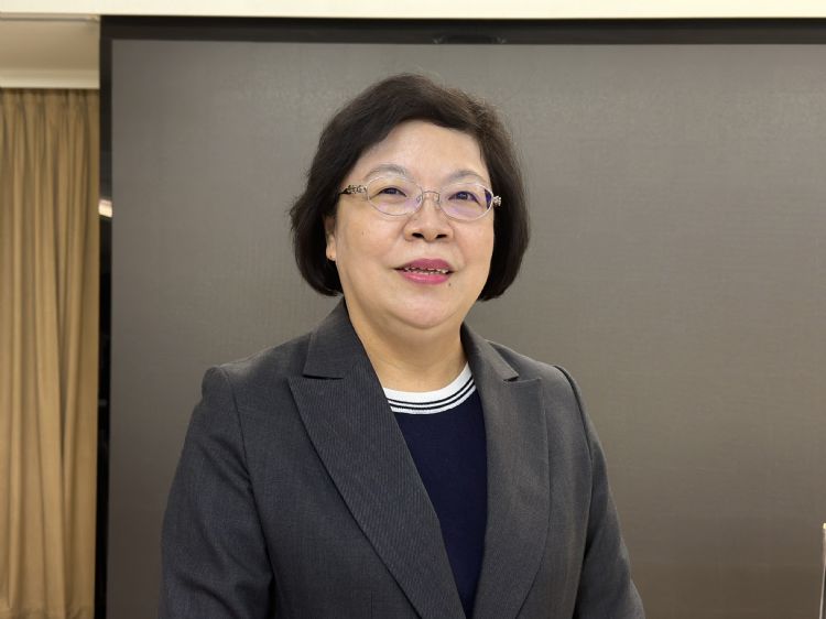 图为亚泰影像董事长吴淑品。康琼之摄