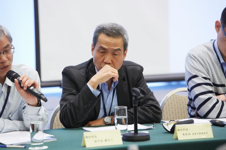 精材2023年营收、获利估计将微幅衰退，图为精材董事长陈家湘。李建梁摄