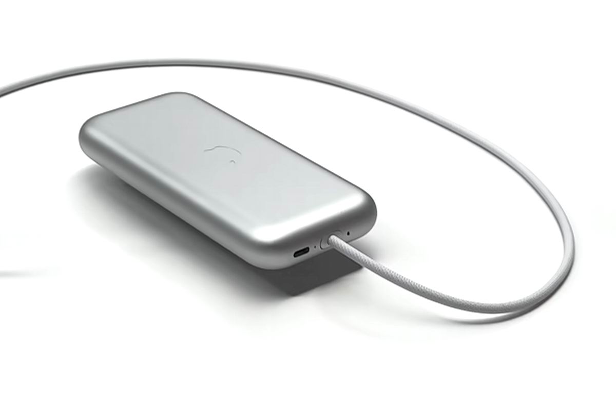 Apple Vison Pro采用磁吸充电接口，支持外接充电宝供电，可实现2小时续航-充电头网