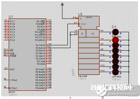 74ls164单片机编程汇总（跑马灯/驱动数码管）