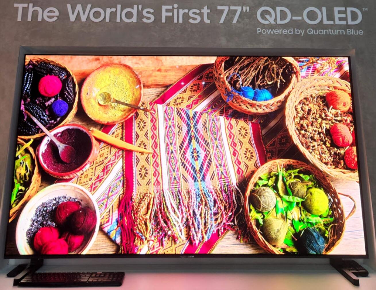 消息称三星将在明年 CES 上发布其量产版 77 英寸 QD-OLED 电视