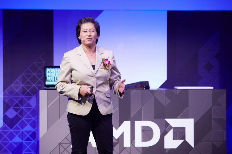 超微CEO苏姿丰(Lisa Su)日前在1Q23财报法说会上，强调AI领域是公司的「首要战略重点」。李建梁摄