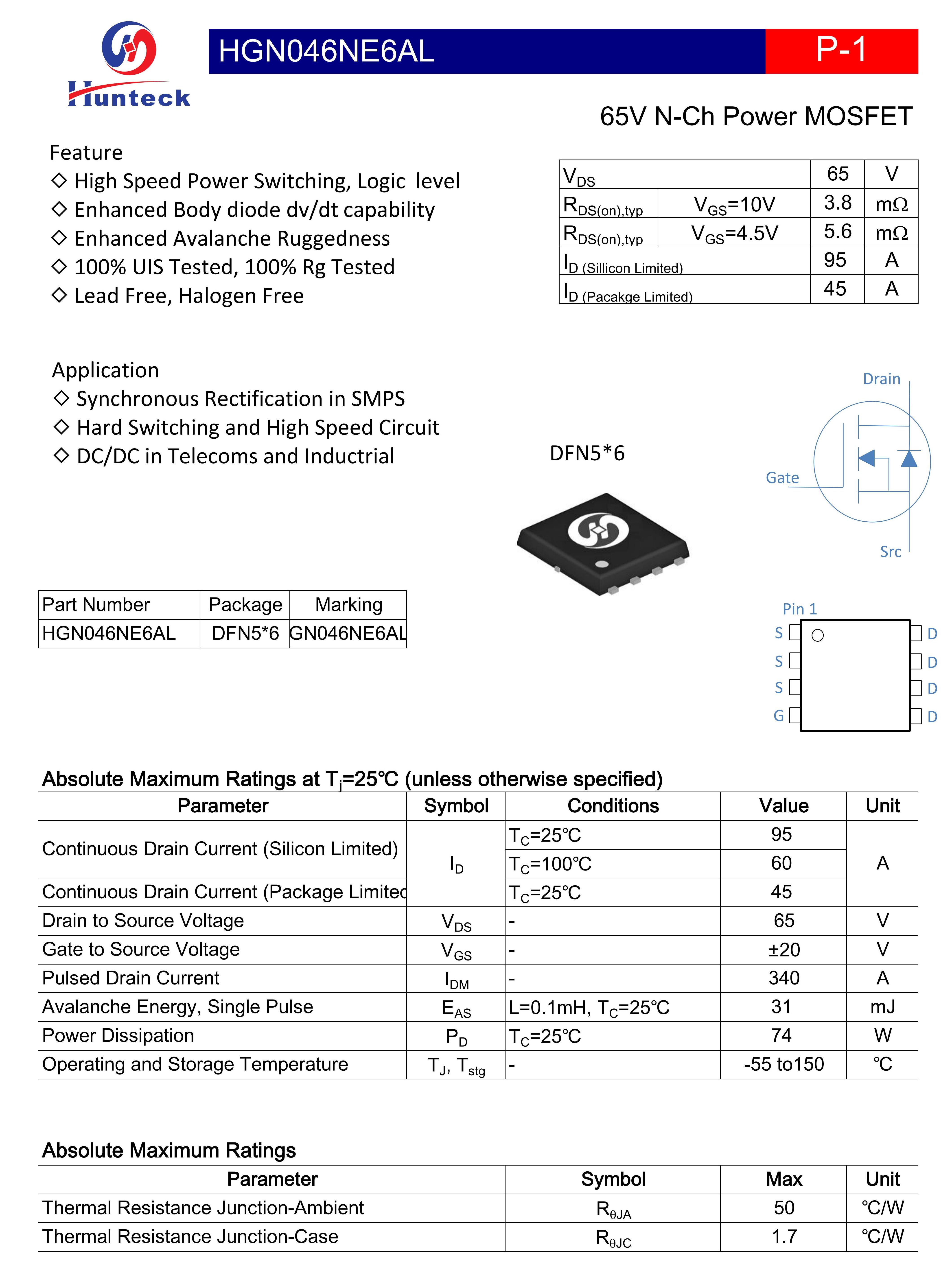 恒泰柯HGN046NE6AL同步整流管，助力倍思在氮化镓快充领域再突破-充电头网