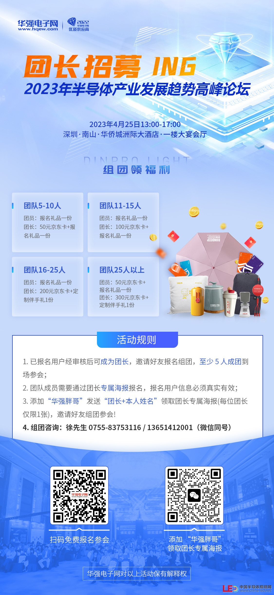 团长招募 | “2023年半导体产业发展趋势高峰论坛”报名火热进行中