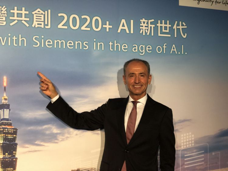 台湾西门子总裁暨CEO艾伟。杜念鲁摄
