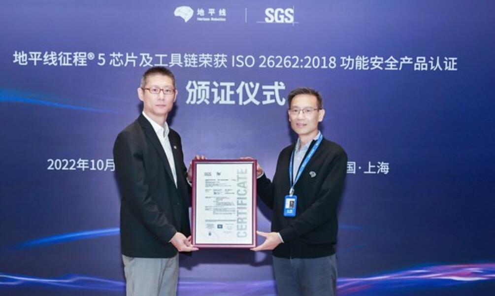 三证齐发 SGS助力地平线提升车载智能芯片安全性