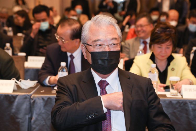 金仁宝集团董事长许胜雄为生策会顾问。图为2023年生策会年会。符世旻摄（数据照）