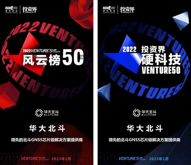 北斗芯片硬科技企业华大北斗荣登“2022中国最具投资价值企业50强”双榜单