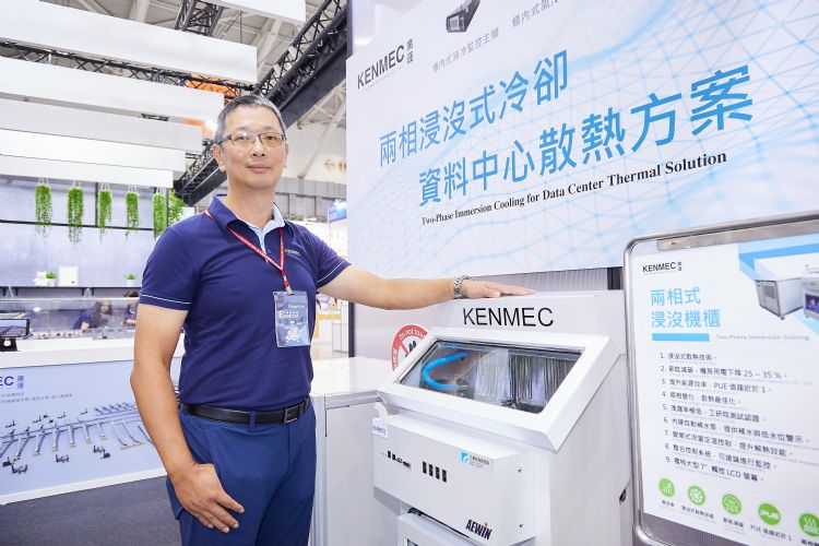 广运CEO谢明凯指出，液冷散热询问度高，有多项POC同步进行中。李建梁摄