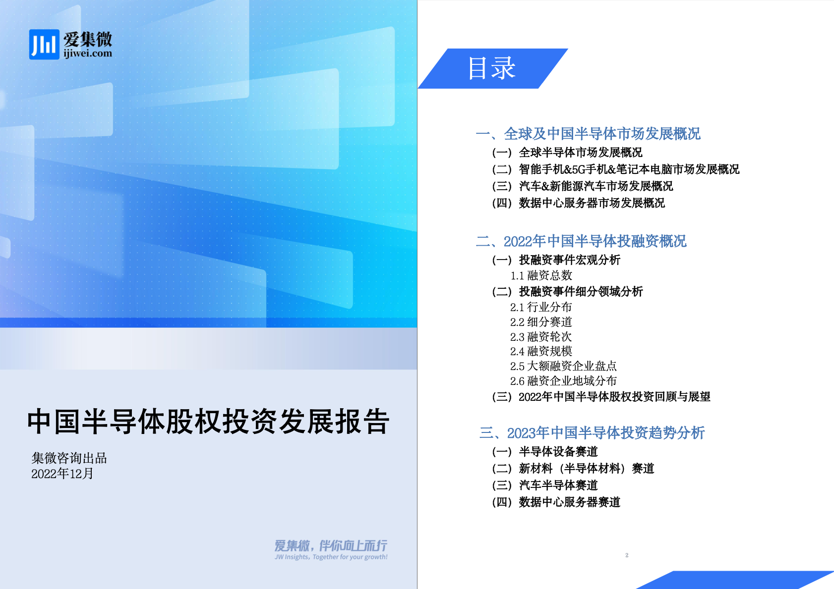 了解行情规律，掌握投资趋势 爱集微推出《2022中国半导体股权投资发展报告》