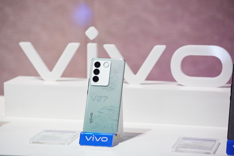 vivo日前在台发表V27 5G系列手机，销售表现亮眼。李建梁摄