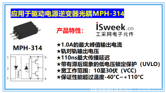 可应用于驱动电源逆变器上光耦MPH-341