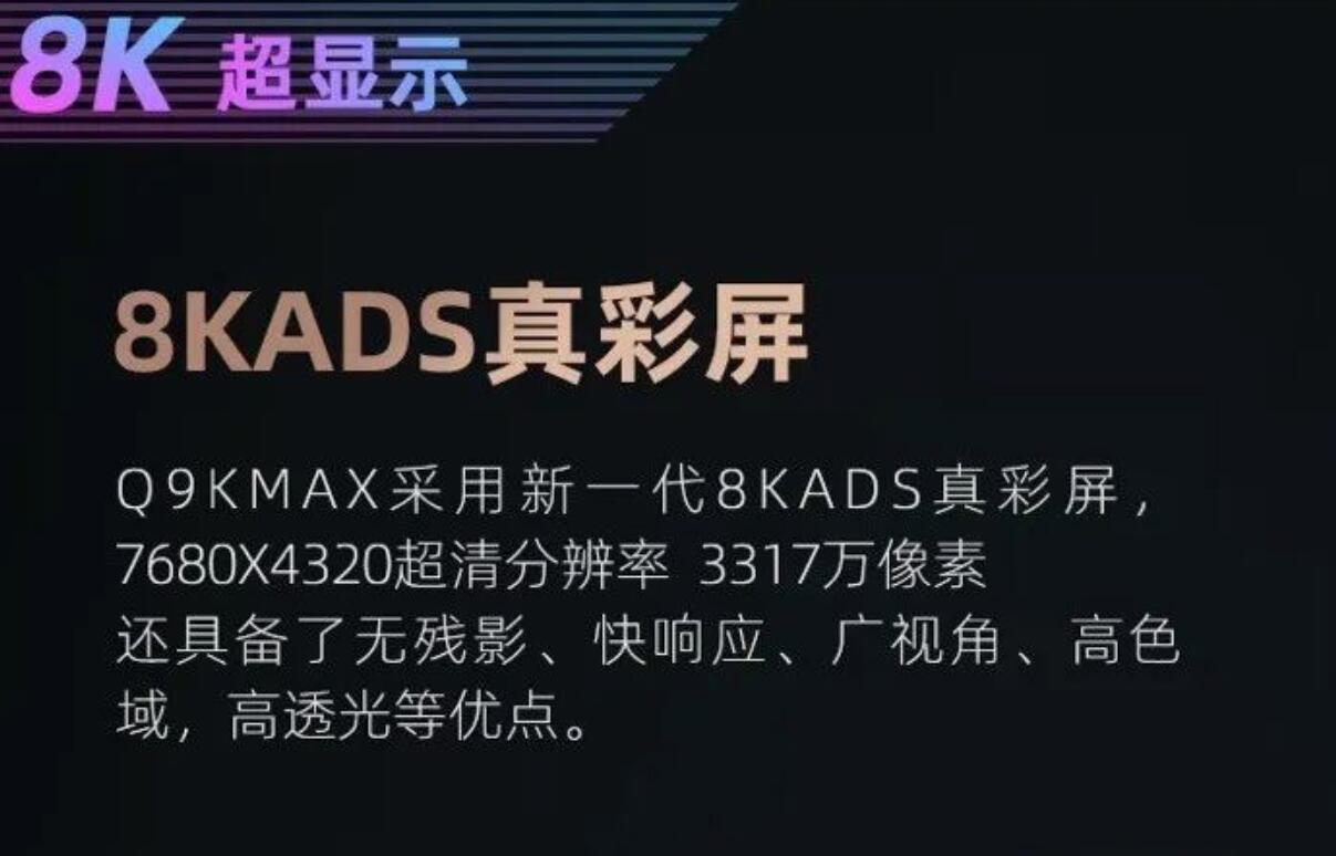 京东方：长虹新款 8K 120Hz 电视采用旗下新一代 8KADS 真彩屏